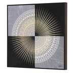 Tehzeeb Creations Golden Embossed Wall Painting | Grocsy