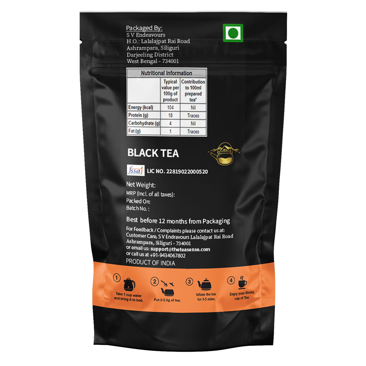 Tea Sense Darjeeling Black Tea | Grocsy