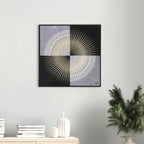 Tehzeeb Creations Golden Embossed Wall Painting | Grocsy