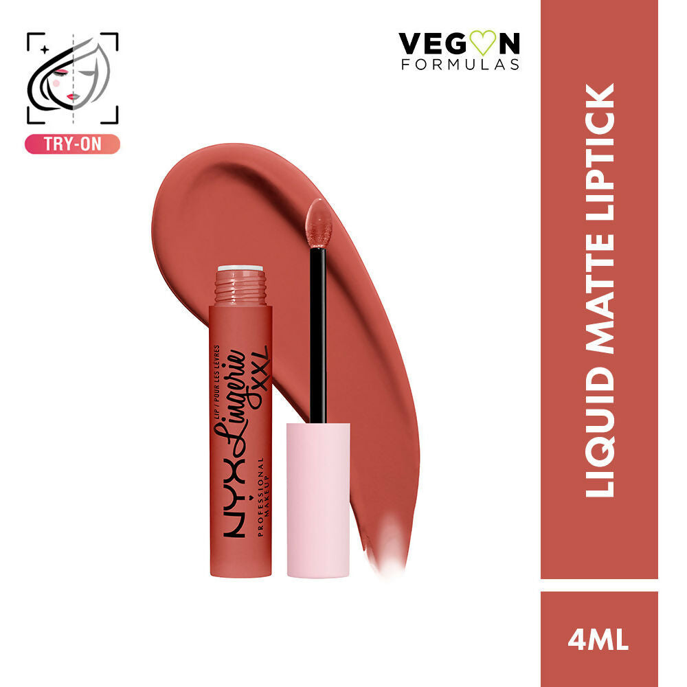 NYX Professional Makeup Lip Lingerie XXL Matte Liquid Lipstick - Peach Flirt | Grocsy