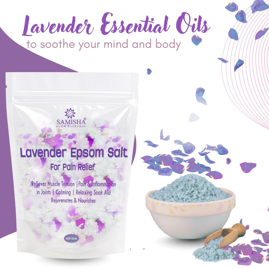 Samisha Lavender Epsom Salt For Pain Relief | Grocsy