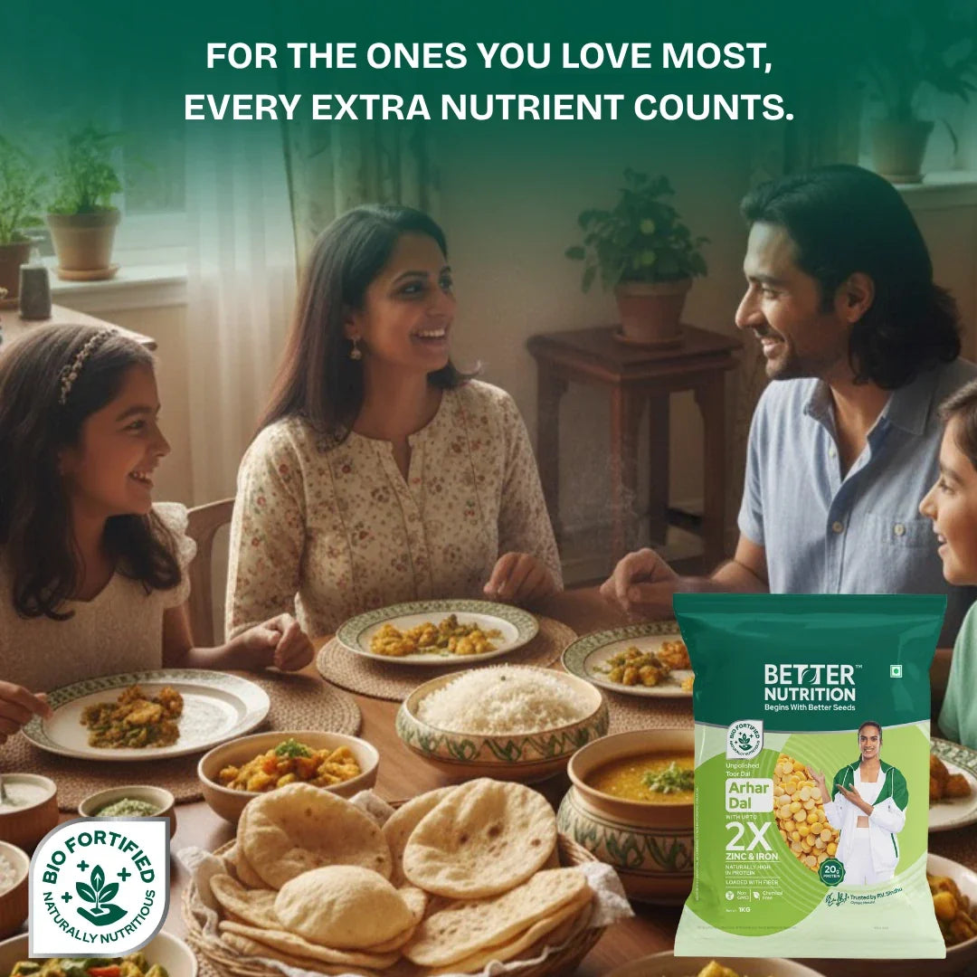 Better Nutrition Biofortified Arhar Dal / Toor Dal | Grocsy