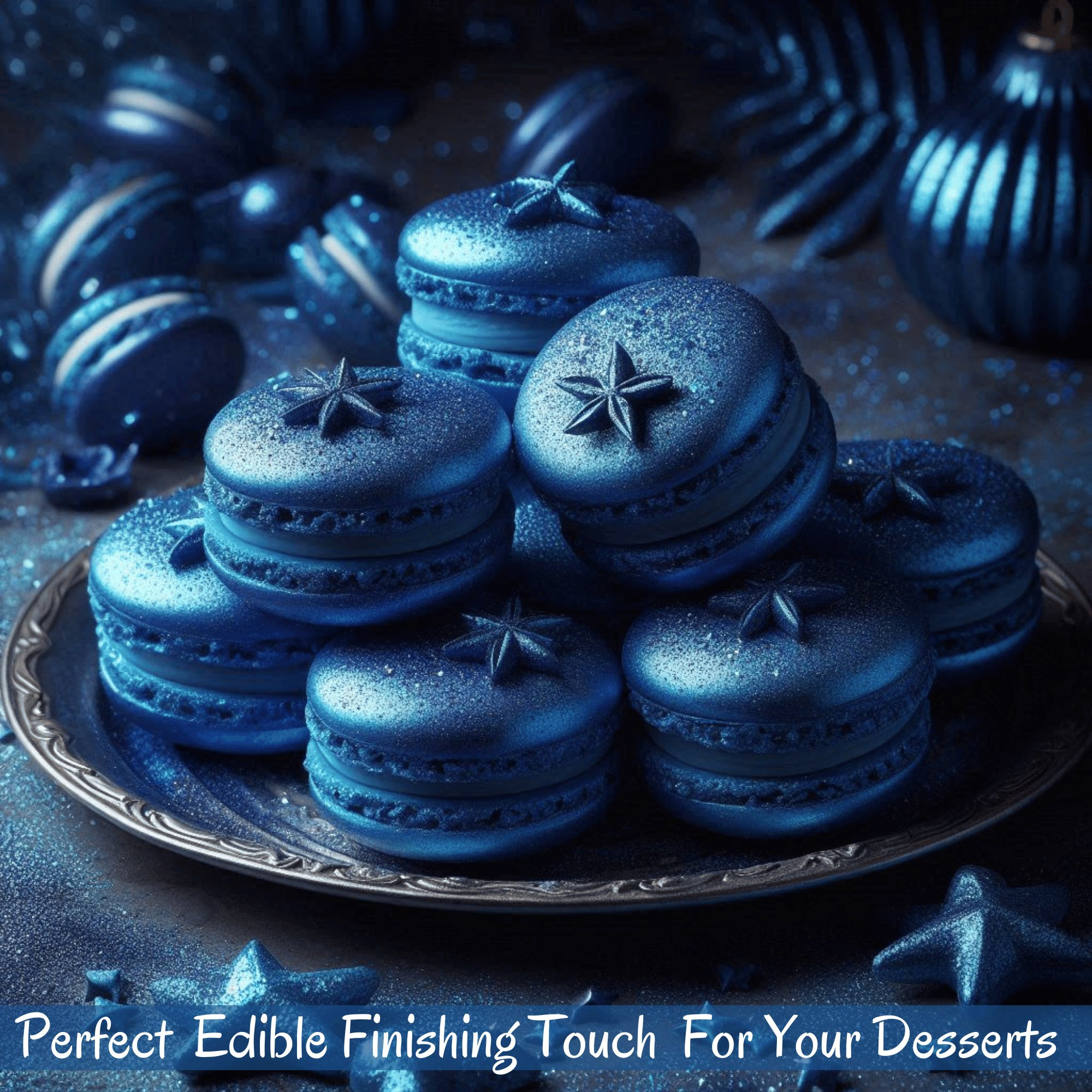 Confect Poppy Blue | Edible Luster Dust | Grocsy