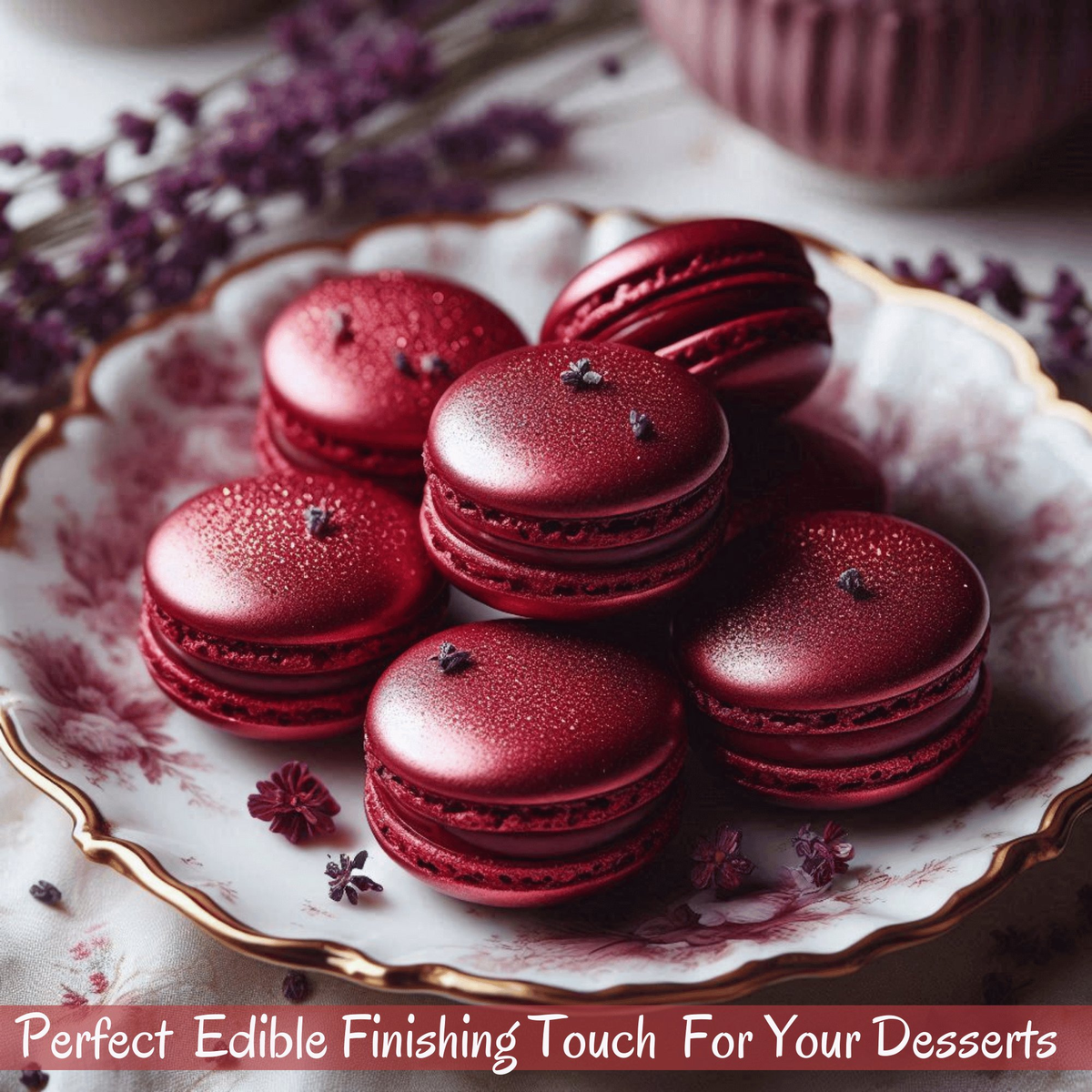 Confect Sangria Red | Edible Luster Dust | Grocsy