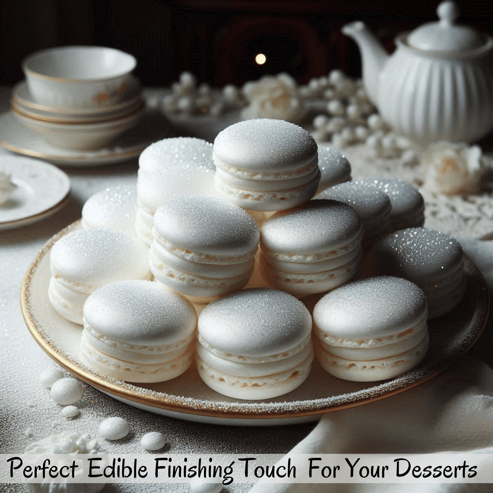 Confect Crystal White | Edible Luster Dust | Grocsy