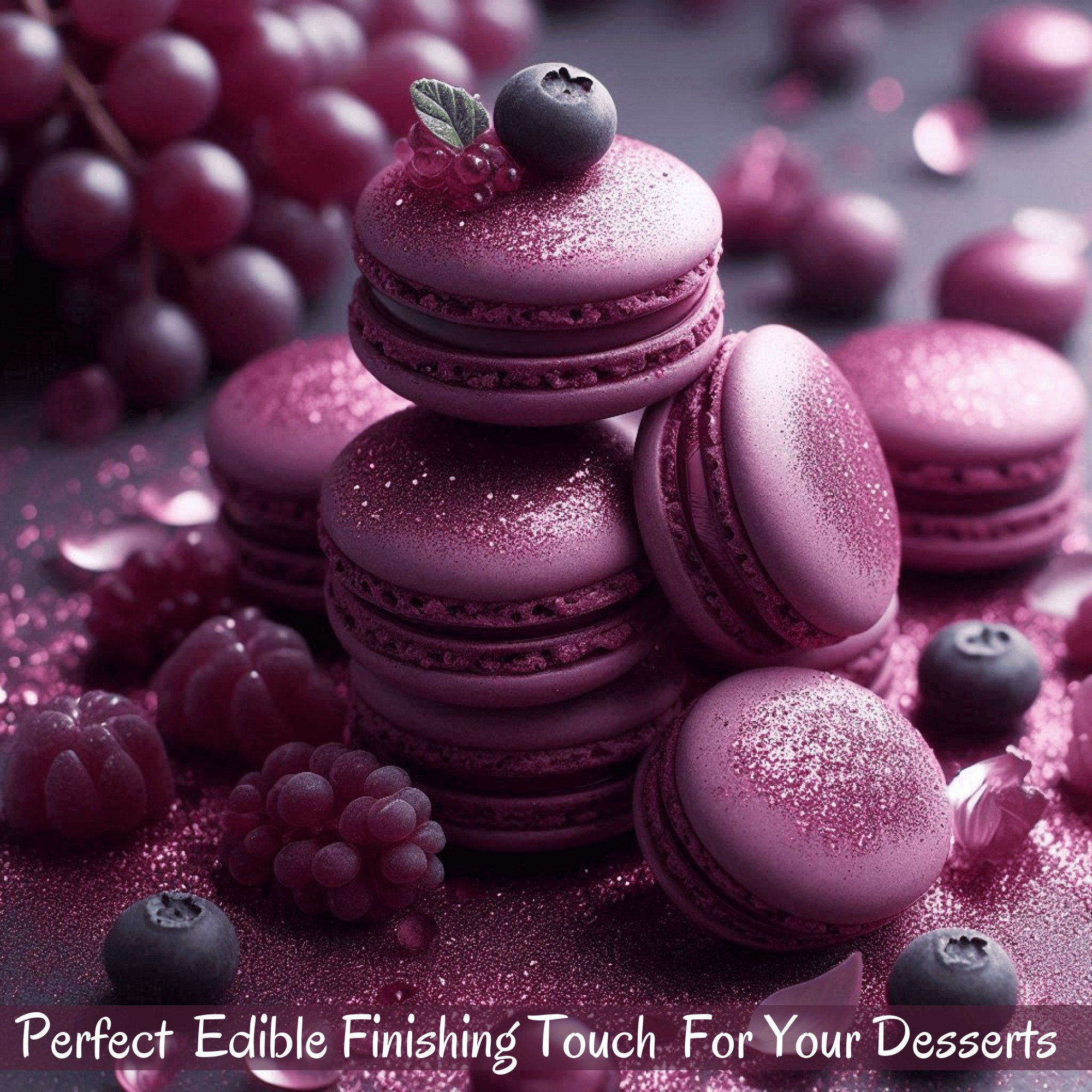 Confect Merlot Mauve | Edible Luster Dust | Grocsy