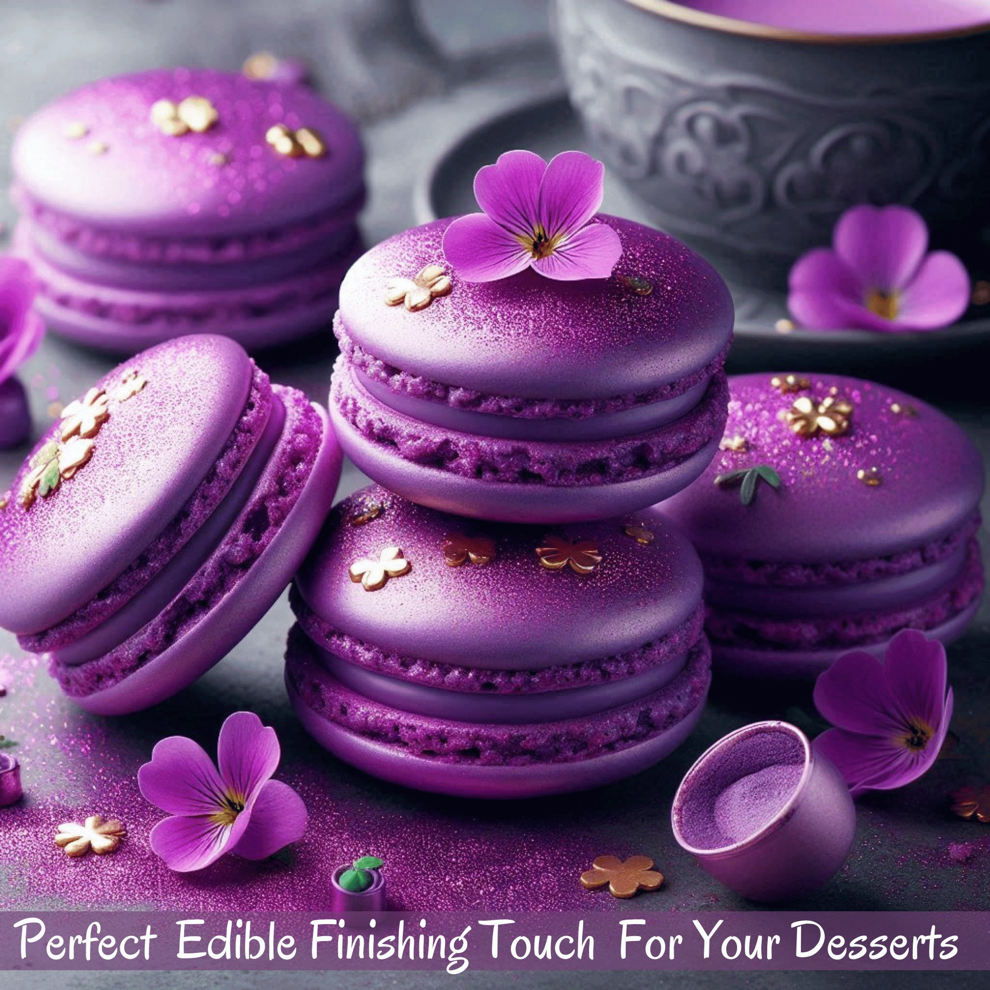 Confect Iris Purple | Edible Luster Dust | Grocsy