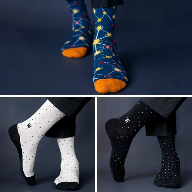 Socksoho Luxury Men Socks Luxury Socks gift Box | Grocsy