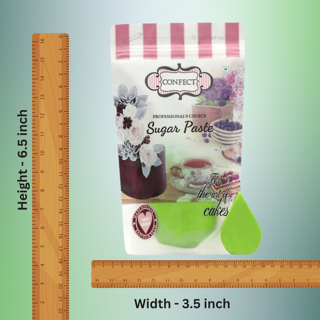 Confect Neon Green Fondant | Edible Sugarpaste | Grocsy