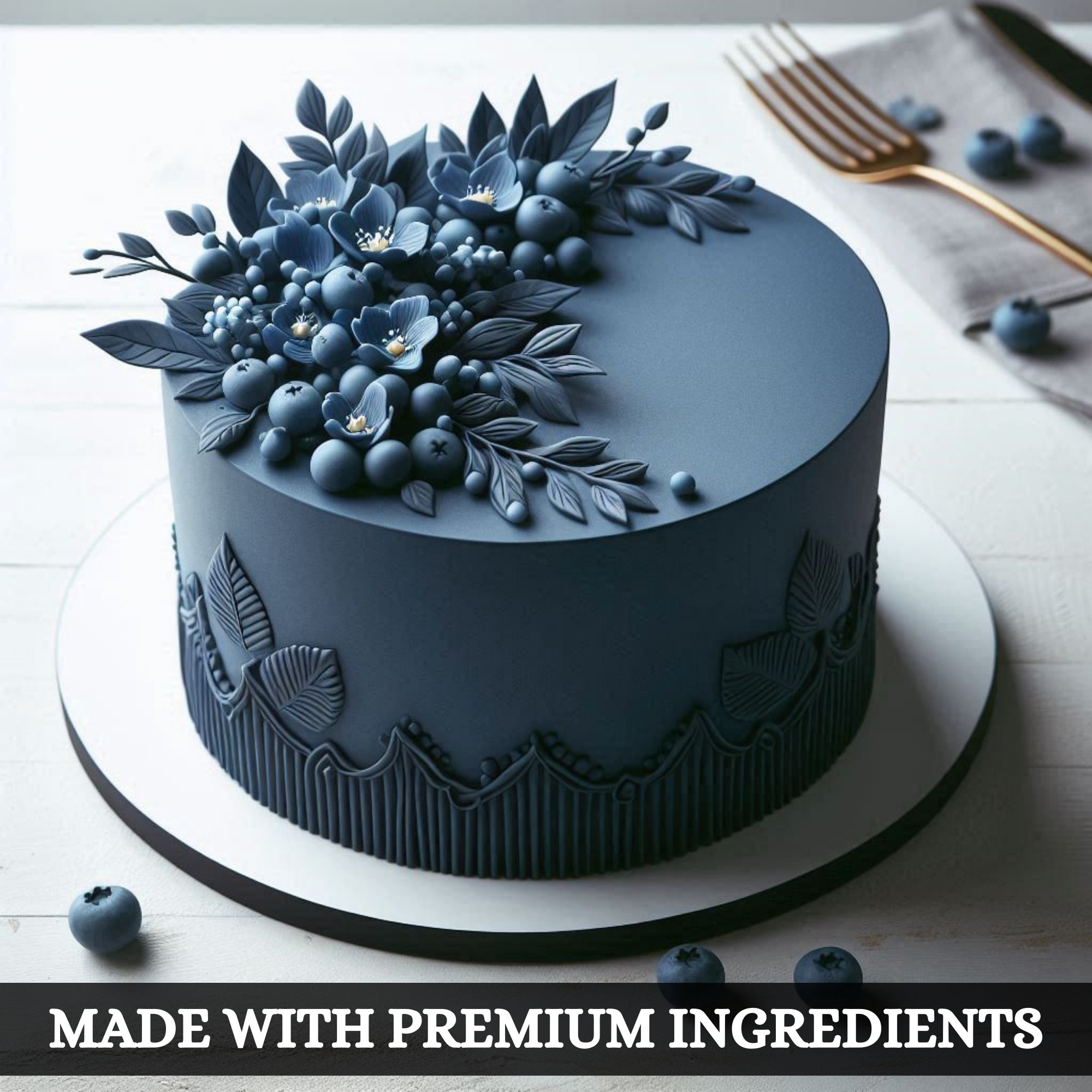 Confect Night sky Navy Fondant | Edible Sugarpaste | Grocsy