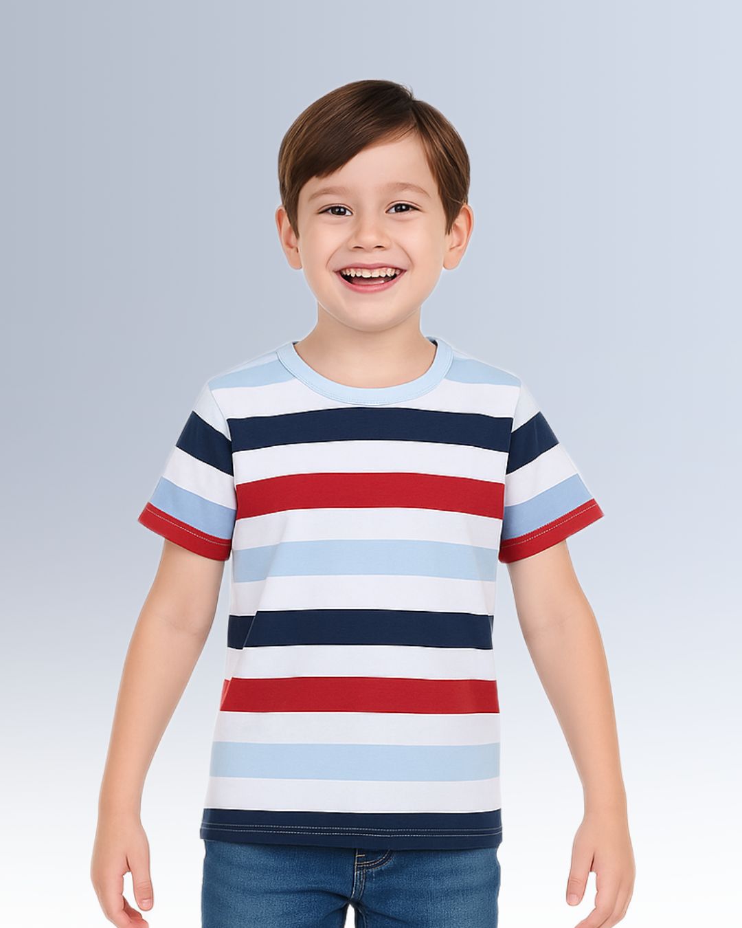 Chilins Kids Boy's Girls Regular Fit T-Shirt | Grocsy