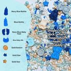 Confect Boys Baby Shower Sprinkles | Gender Reveal Sprinkles | Edible Sprinkles | Grocsy