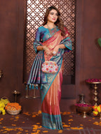 Anaita Banarasi Tissue Silk Saree | Grocsy