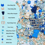 Confect Boys Baby Shower Sprinkles | Baby Blue Sprinkles for Cake & Cupcake Decorating | Grocsy