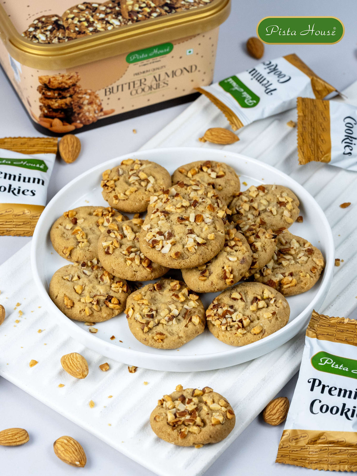 Pista House Butter Almond Cookies Premium | Grocsy