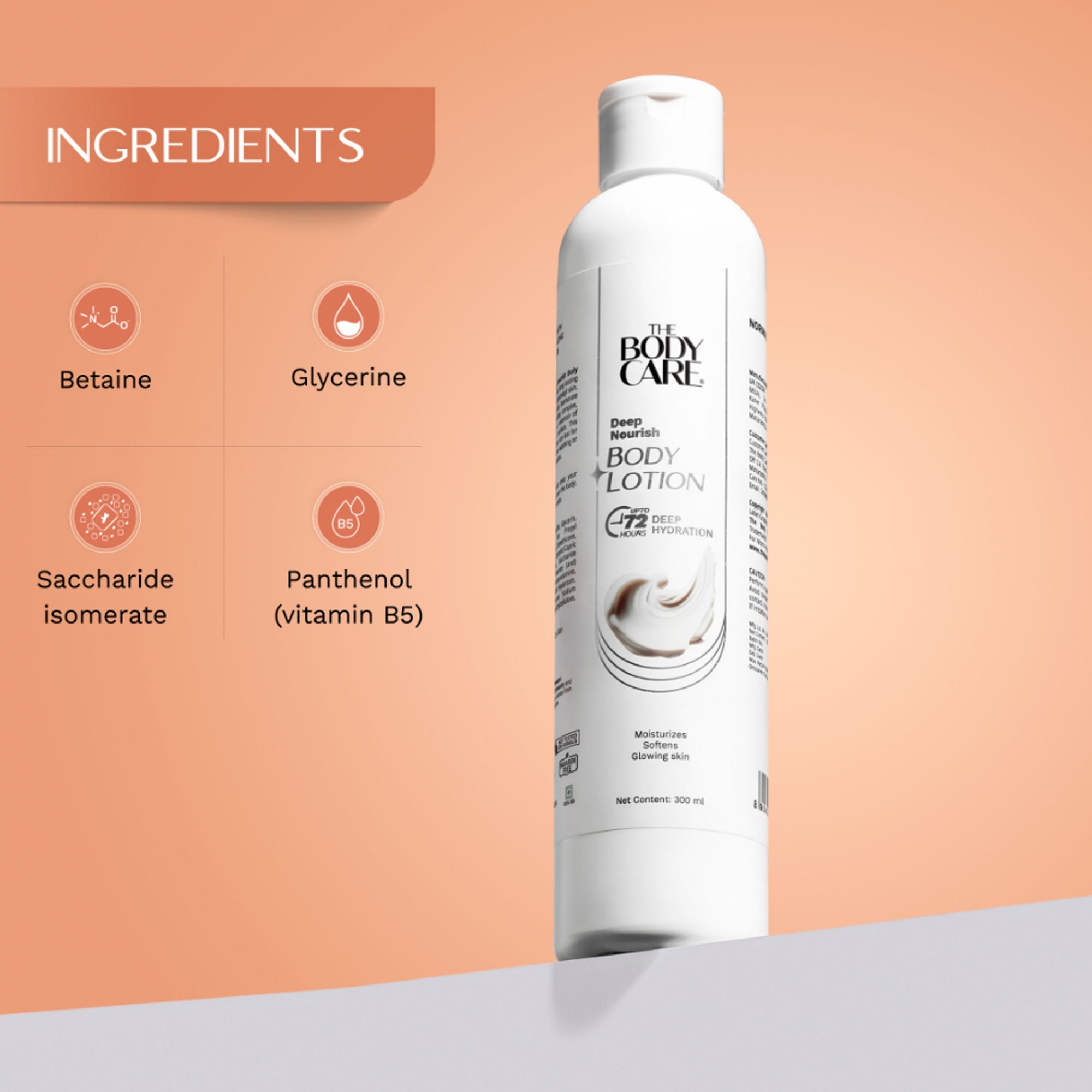 The Body Care Hand & Body Lotion With Almond Oil | Grocsy