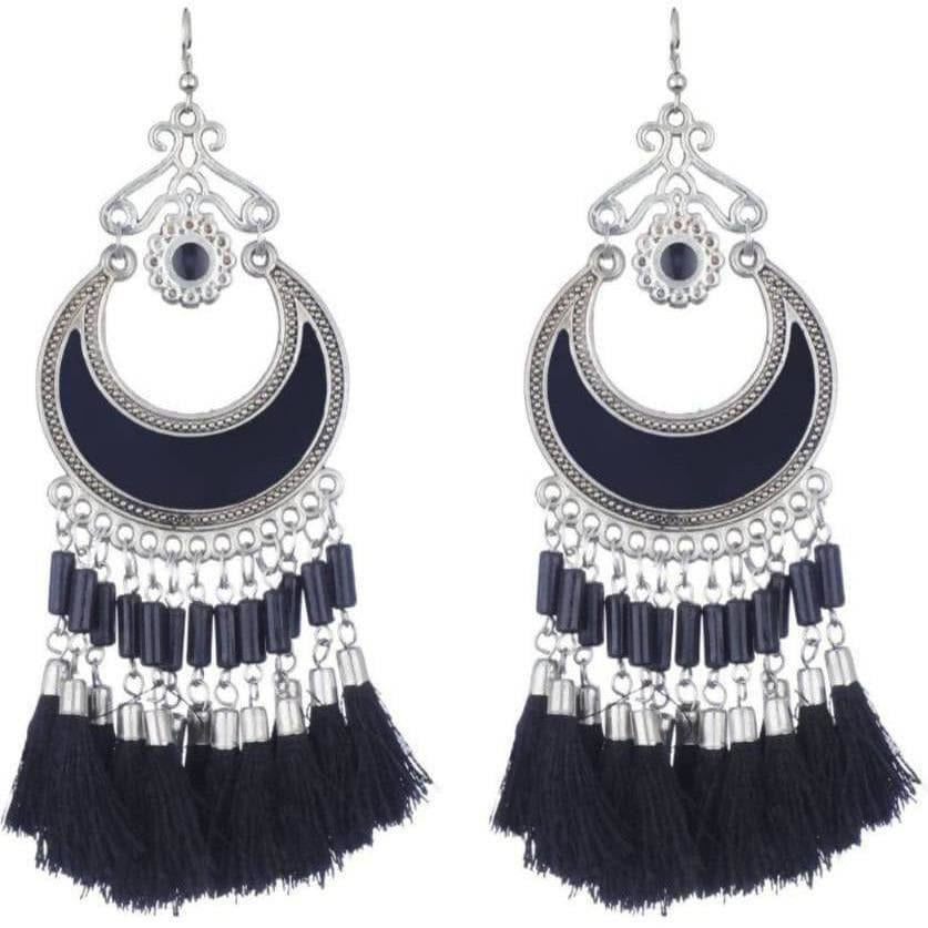 MS Fashion India Hanging Earrings With Threads | Grocsy