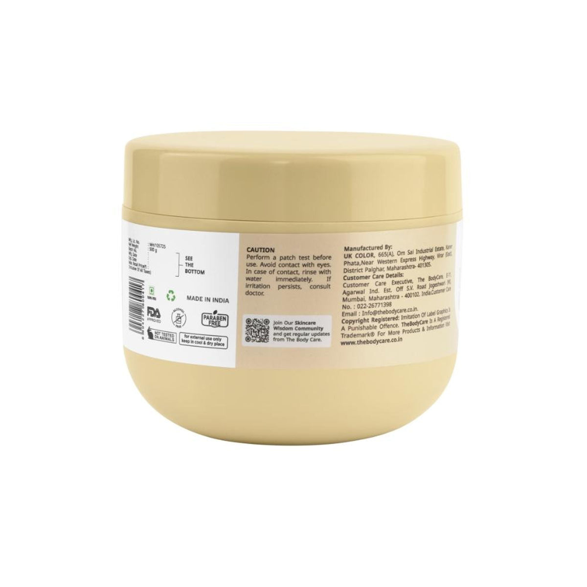 The Body Care Vitamin E Face Pack | Grocsy
