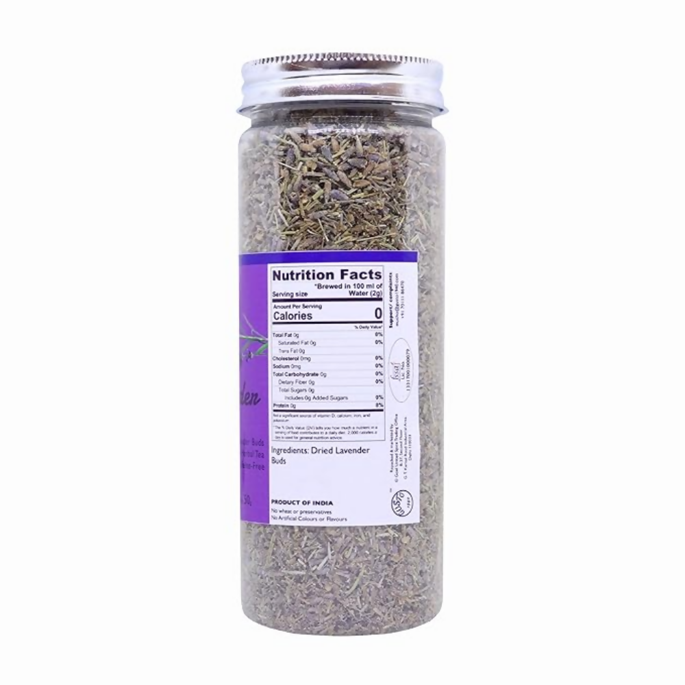 Tassyam Organics Lush Lavender Buds Herbal Tisane | Grocsy