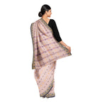 Exclusive Collection 100% Pure Cotton Cream Tant Saree With Hand Weaving Work | Grocsy