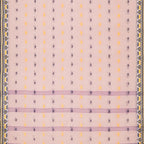 Exclusive Collection 100% Pure Cotton Cream Tant Saree With Hand Weaving Work | Grocsy