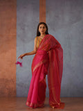 Tikhi Imli Zari Organza Heavy Work Saree | Grocsy
