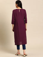 All About You Women Floral Embroidered Kurta | Grocsy