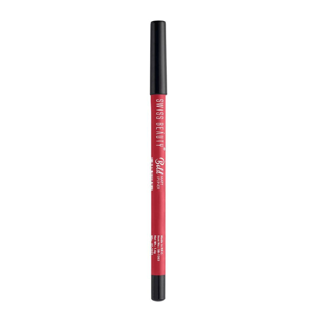 Swiss Beauty Bold Matt Lip Liner Pencil, Long-lasting , Matte Finish , Non-Drying - 4 Fruit Punch | Grocsy