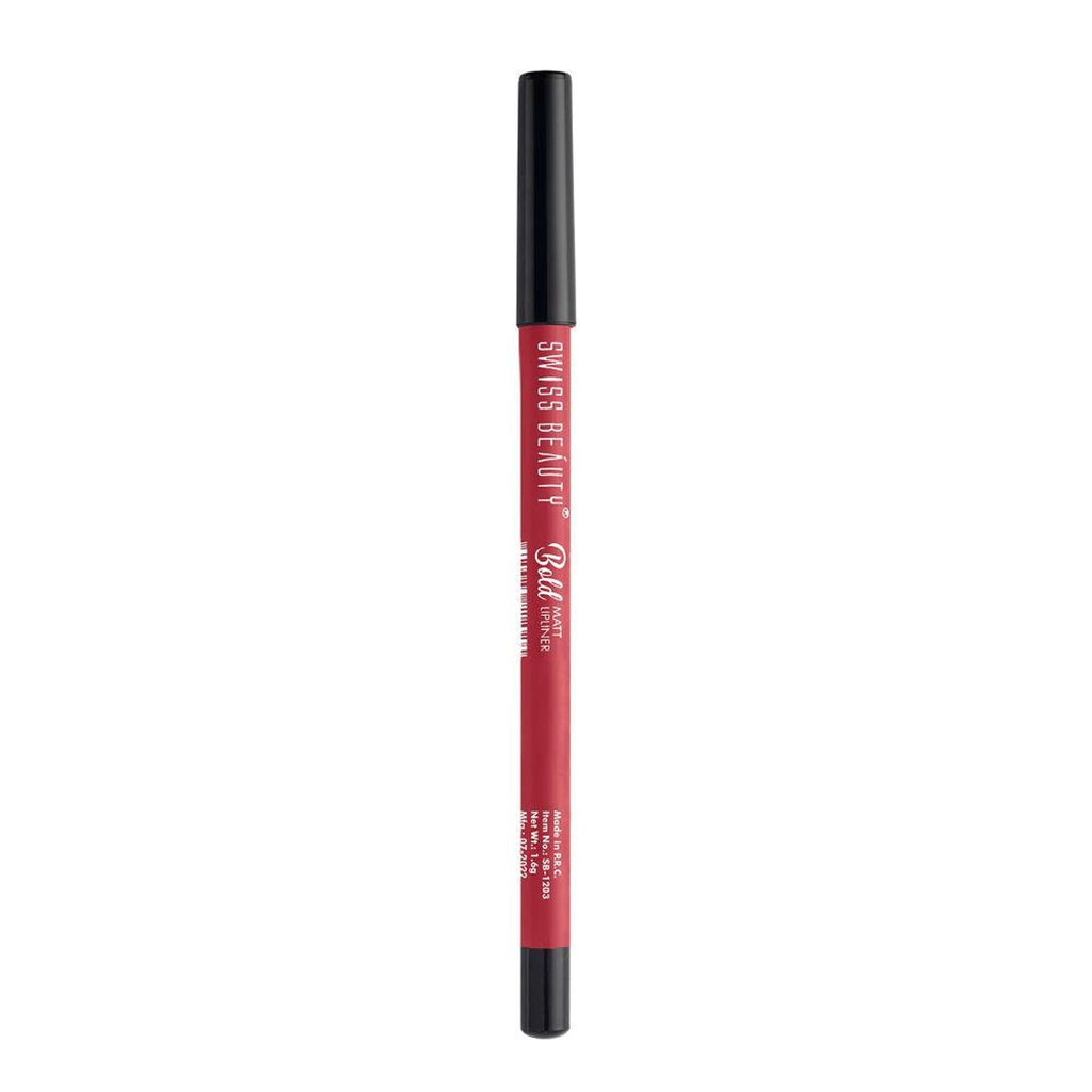 Swiss Beauty Bold Matt Lip Liner Pencil, Long-lasting , Matte Finish , Non-Drying - 13 Sandy Pink | Grocsy