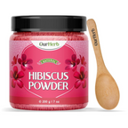 OurHerb Hibiscus Flower Powder For Face Pack And Hair Mask For All Types Of Hair | Grocsy