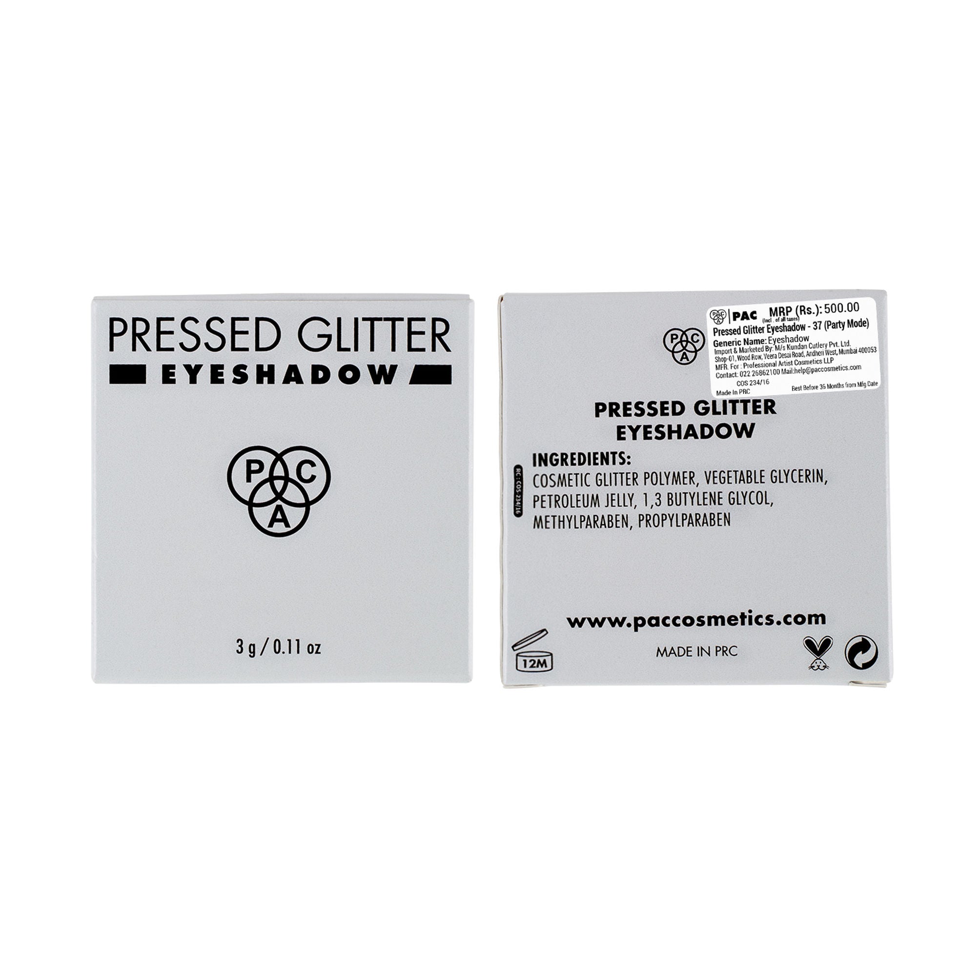 PAC Studio Pressed Glitter Eyeshadow - 37 Party Mode | Grocsy