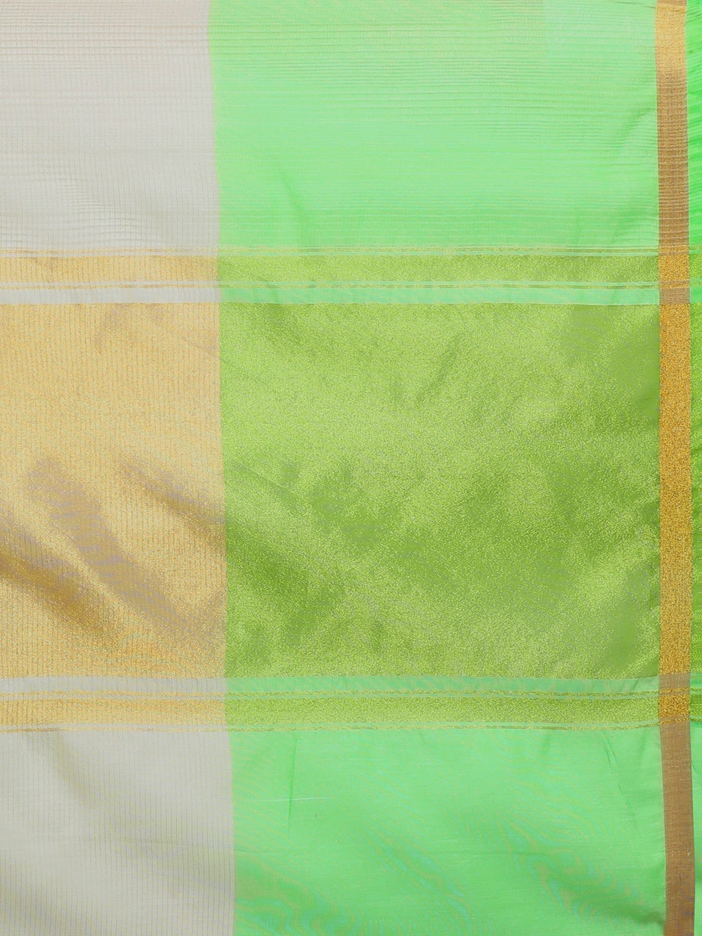 Saree Mall Cream Solid Art Silk Saree | Grocsy