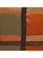 Saree Mall Green & Orange Solid Art Silk Saree | Grocsy