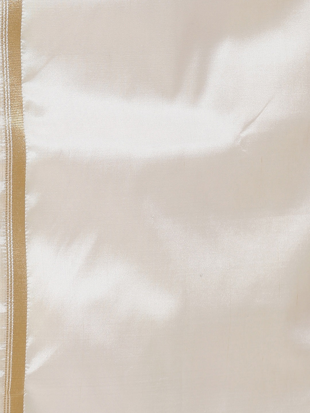 Sethukrishna Men Cream Solid Double Layer Readymade Dhoti With Pocket | Grocsy
