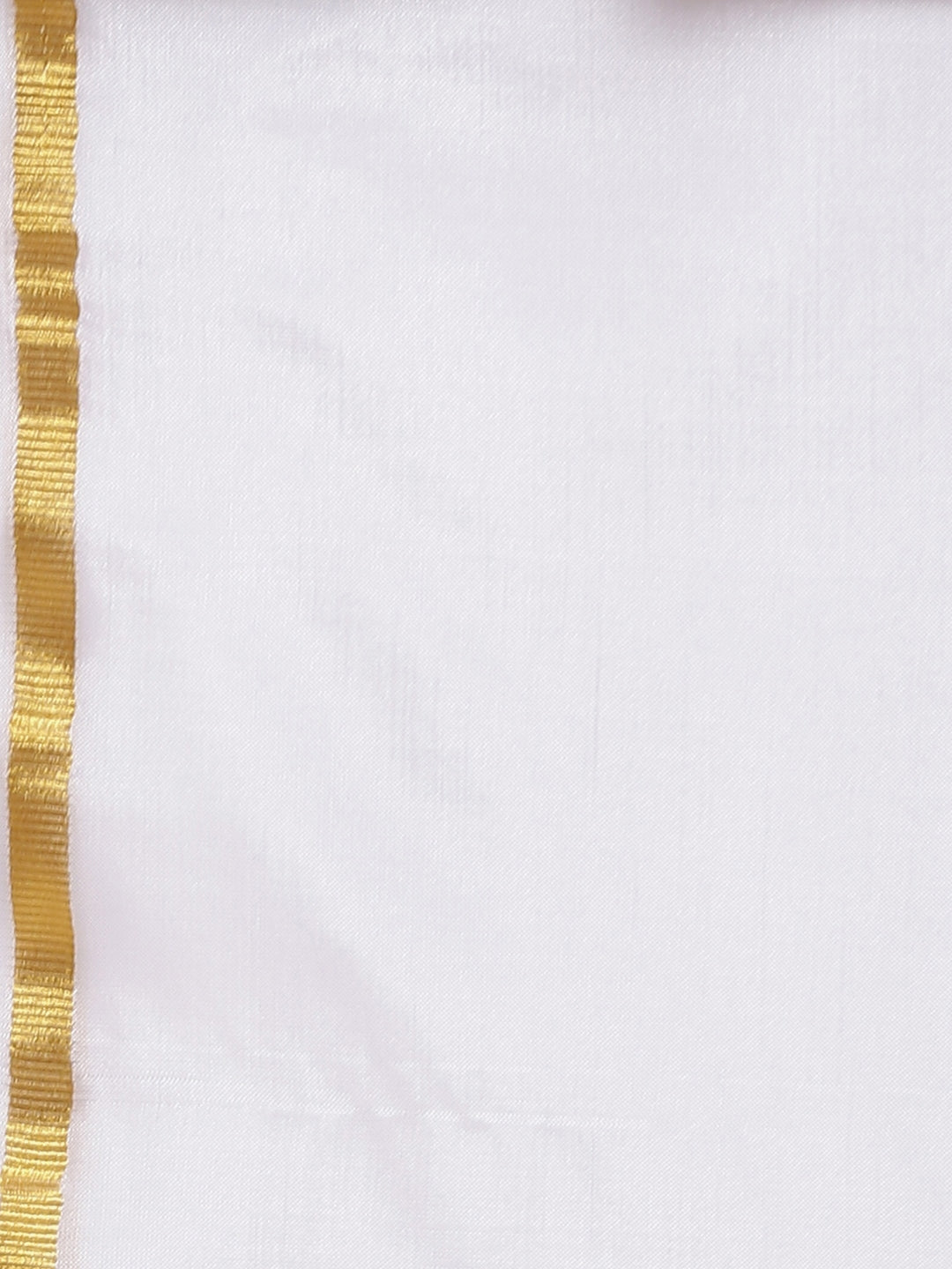 Sethukrishna Men White Solid Double Layer Readymade Dhoti With Pocket | Grocsy