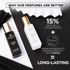Bella Vita Light & Dark (CEO Man & White Oud) Perfume Combo | Grocsy