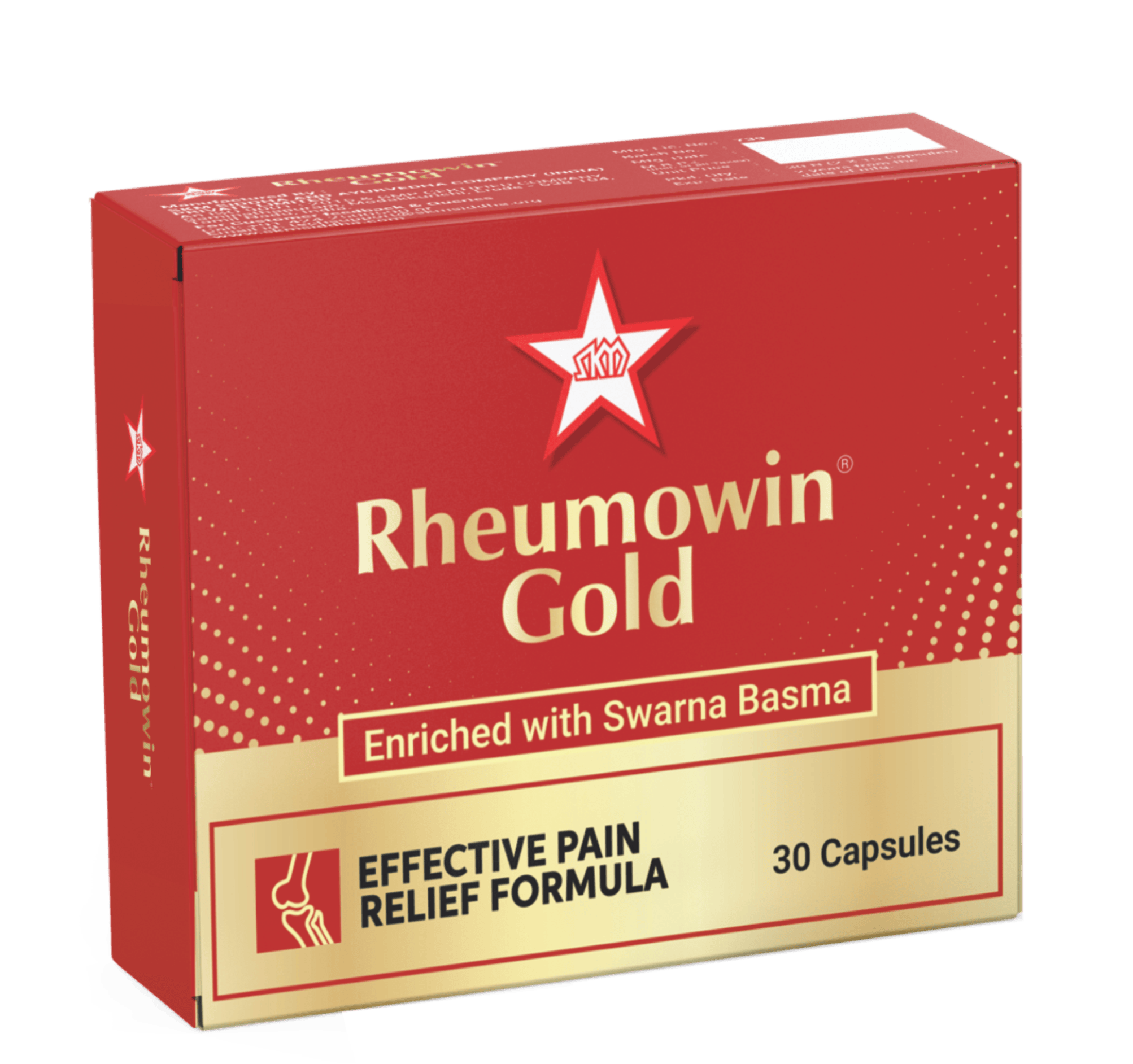 Skm Ayurveda Rheumowin Gold Enriched With Swarna Basma | Grocsy