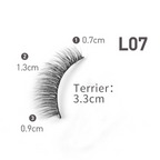 Bronson Professional Eyelash Set 3d False Long And Natural Eye Makeup - L07 | Grocsy