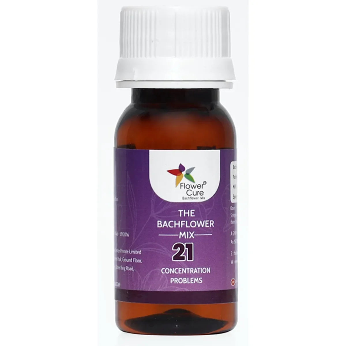 Bach Flower Mix 21 Concentration Problems Drop | Grocsy
