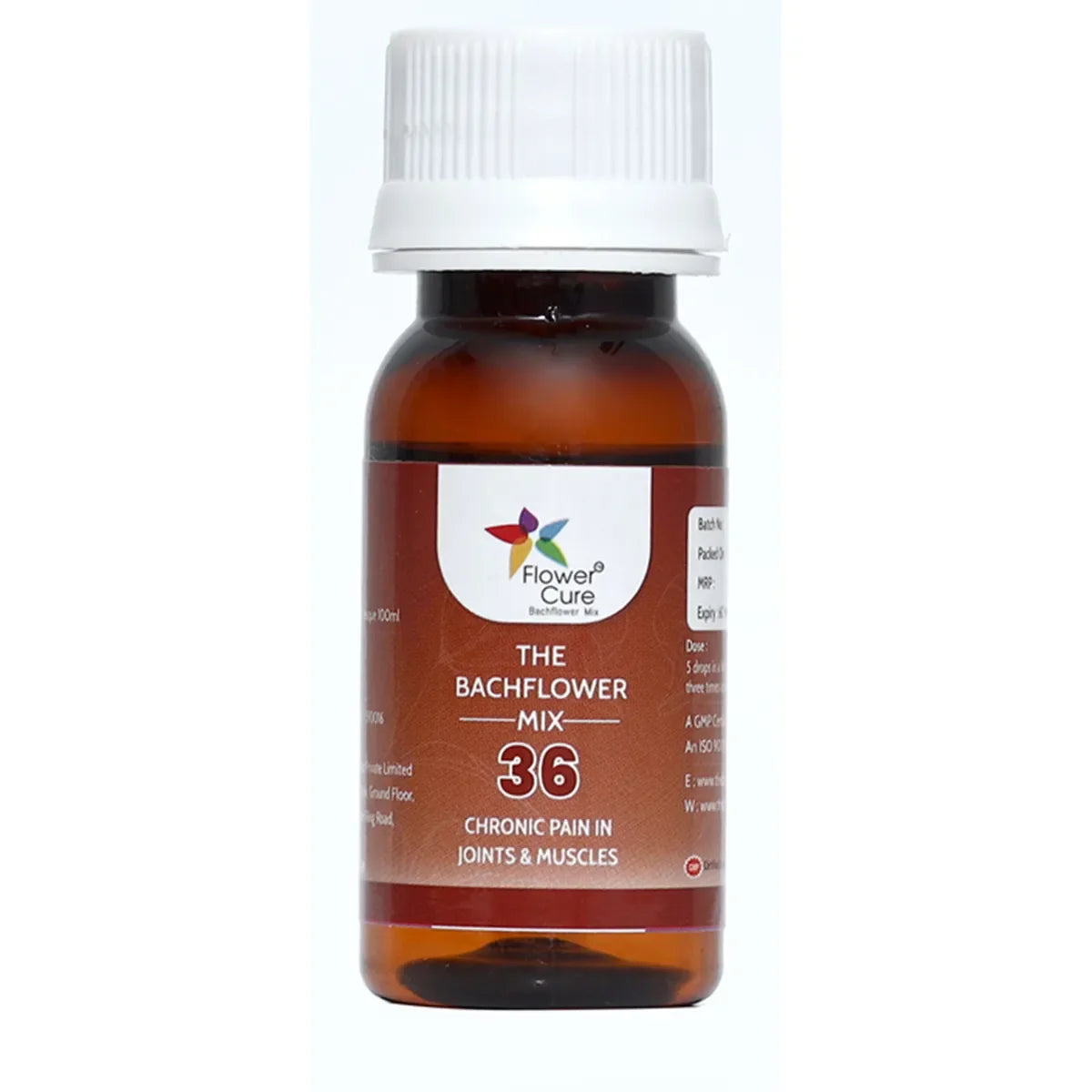 Bach Flower Mix 36 Chronic Pain In Joints Muscles Drop | Grocsy