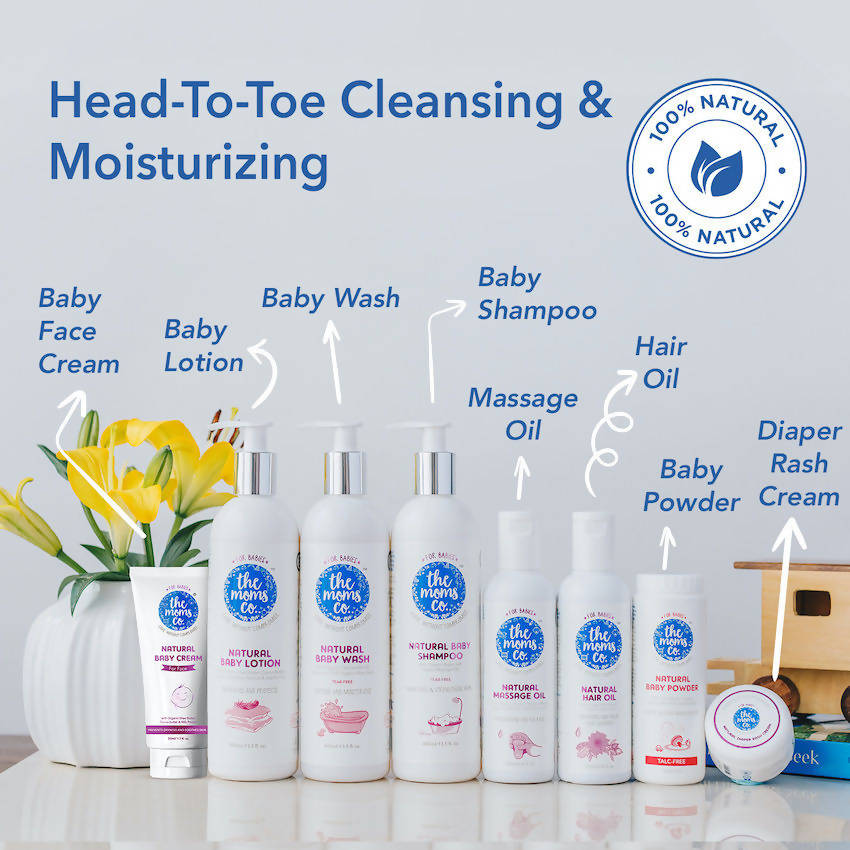 The Moms Co Baby Pampering Suitcase Kit | Grocsy