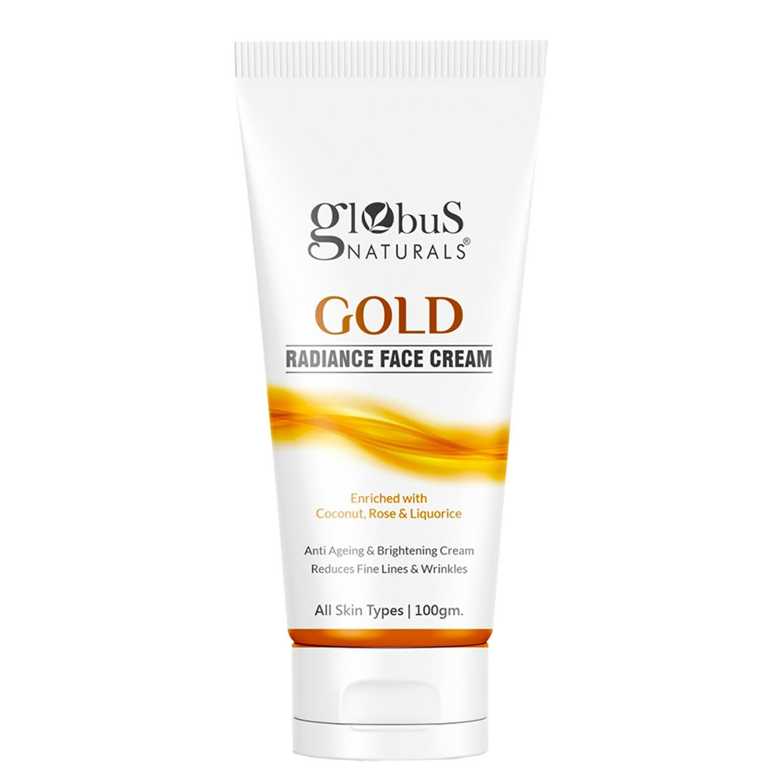 Globus Naturals Gold Radiance Anti Ageing & Brightening Face Cream | Grocsy