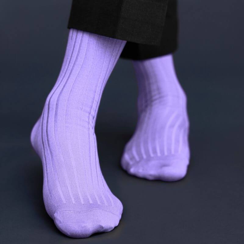 Socksoho Luxury Men Socks Lavender Edition | Grocsy