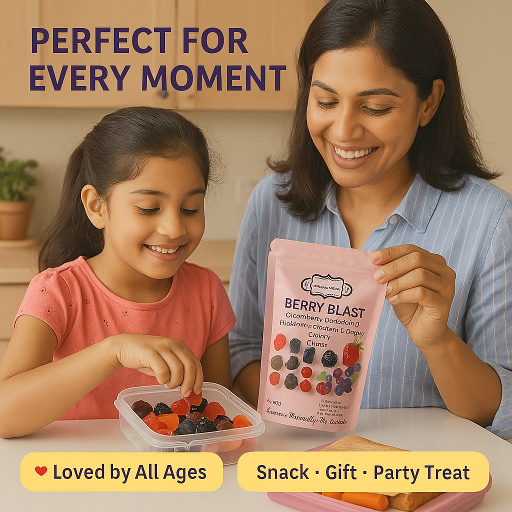 Confect Berry Blast Gummies | Pack of Strawberry, Blackberry, Blueberry, Cranberry, Grape, Cherry Gummies | | Grocsy