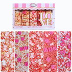 Confect Girls Baby Shower Sprinkles | Mix Silver, Gold & Blush pink Sprinkles Pack of 5 | Grocsy