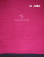 Block Print Black Coloured Mulmul Cotton Saree By Gayathri Reddy Designer Studio | Grocsy