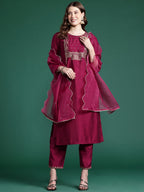 Indo Era Women Embroidered Straight Kurta Set | Grocsy
