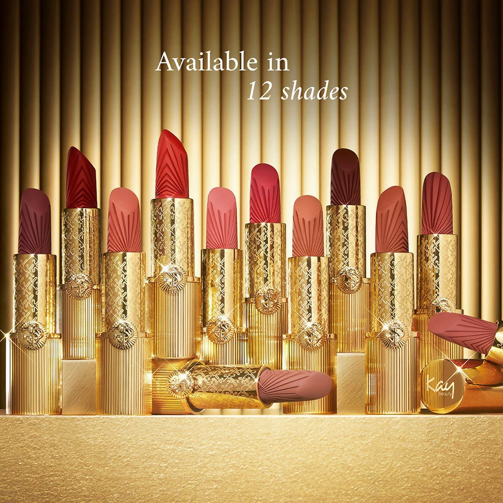 Kay Beauty x Falguni Shane Peacock Luxe Matte Lipstick - Runway Showstopper | Grocsy