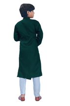 DEIANA'S Casual Designer Kurta Pyjama Set For Boys And kids (Bottle Green) | Grocsy