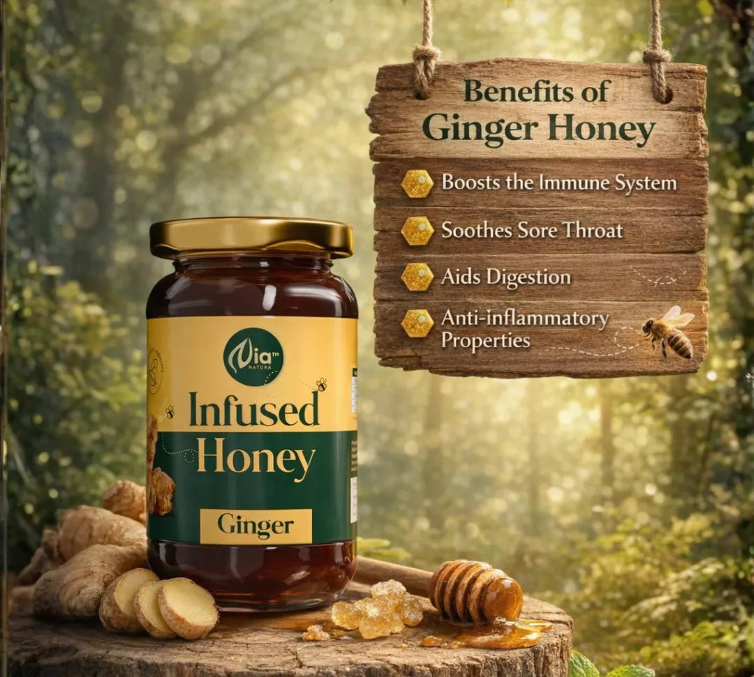 Nia Natura Infused Ginger Honey | Grocsy